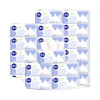 漫花抽纸面巾纸餐巾纸气垫纸巾母婴可用原木纸抽 24包整箱