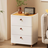 收纳柜家用客厅零食玩具储物柜免安装多层抽屉式置物架卧室床头柜 【一体 】 基础款42cm宽-4层