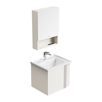 九牧（JOMOO）浴室柜陶瓷一体盆洗脸盆柜组合卫生间洗漱台无龙头A2776 普通 下开放置物 60cm