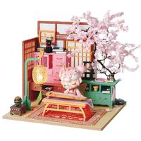 若来（Rolife）diy小屋nanci樱花庭积木玩具手工拼装立体拼图成人新年 樱花庭【异色蝴蝶精手办】