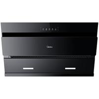 Midea 美的 J25抽油烟机家用厨房大吸力侧吸式自动清洗玻璃面板吸油烟机