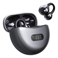 NVV真无线蓝牙耳机 不入耳开放式挂耳式 蓝牙5.4长续航降噪跑步运动开车耳夹M79