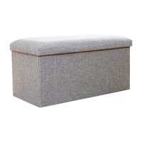YOUNA 友纳 收纳凳 31*31*31cm 灰色