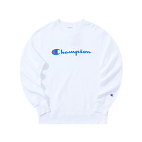 Champion冠军卫衣男春秋款纯棉上衣女美式复古风潮牌休闲运动 白色 XL
