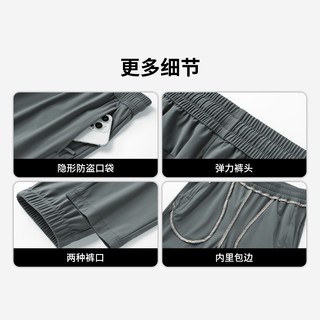 Walk Soul 四面弹冰丝速干凉感抗皱休闲裤 岩石灰 6XL