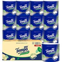 得宝（TEMPO）卷纸苹果木味4层160g*16卷卫生纸 纸巾 有芯卷筒纸