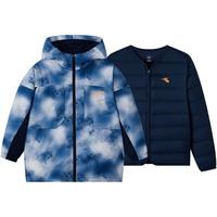 361°两件套|361童装男童羽绒服三防外套2025冬季保暖中大童上衣