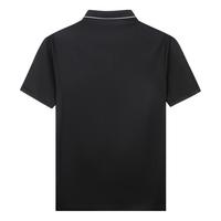 才子 商务休闲纯色简约翻领刺绣logo夏季吸湿透气POLO衫