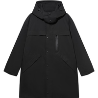 GXG男装 【A】 【三防/蓄热】户外工装长款羽绒服男保暖通勤外套24冬 黑色 180/XL