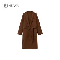NEIWAI 内外 【职场必备羊毛大衣】秋冬长款双口袋大衣