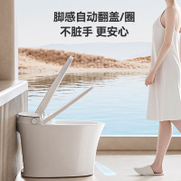 京东京造 黑鲸W3.0智能马桶 脚感翻盖千次泡沫盾带水箱不限水压坐便器
