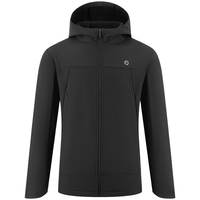 必迈 跑步魔方抓绒夹克v5运动上衣男速干排湿秋冬防风保暖外套男 夜幕黑 L