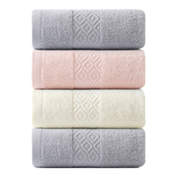 无印良品毛巾4条装10A级抗菌新疆棉亲肤柔软100%纯棉家庭企采洗脸擦脸巾