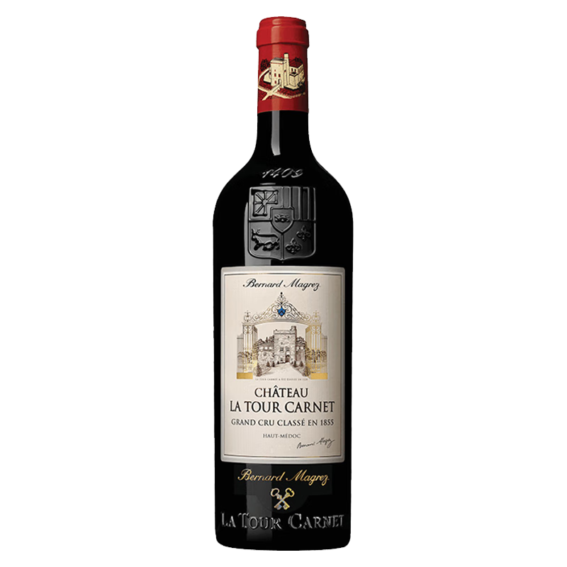 拉图嘉利庄园（Chateau La Tour Carnet）干红葡萄酒2019年 法国1855四级名庄 2019年 750ml JS94