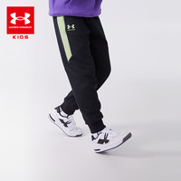 UNDER ARMOUR儿童舒适运动裤 黑色 160