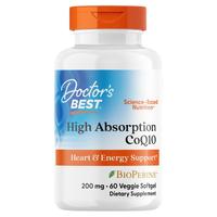 Doctor'sBest多特倍斯金达威辅酶Q10护心 200mg*60粒*2瓶