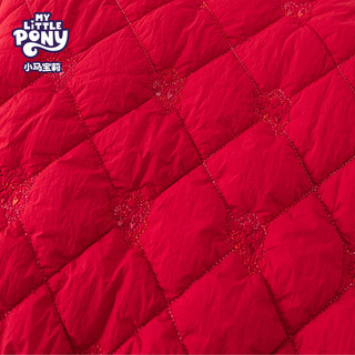 MY LITTLE PONY小马宝莉品牌25年秋冬加绒保暖大衣外套 粉红色 110