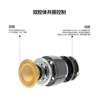 丽弦 VSA-MAX 入耳式HiFi耳机 虚空银狩 3.5mm
