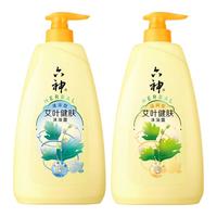 六神 艾叶健肤沐浴露1L