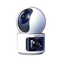 360双摄1000万智能监控摄像头超清夜视无线WiFi手机家用远程控制