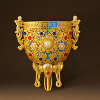 故宫博物院 PALACE MUSEUM 故宫 金瓯永固杯冰箱贴 单款 套装