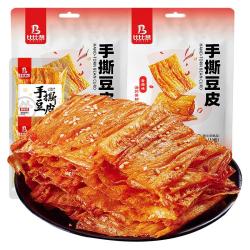 比比赞 手撕豆皮辣条豆腐干辣味片麻辣儿时小零食小吃休闲食品