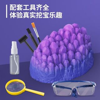 蒂米妮儿童化石考古挖掘海洋生物寻宝珊瑚贝壳宝藏女孩寻宝盲盒矿石玩具 超大加量珊瑚海底考古+贝壳宝石考古