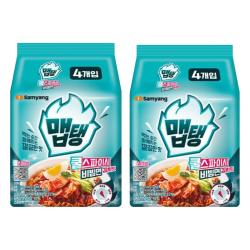 三养 MEP冷酷辣泡菜凉面 方便面134g*8（送蘑菇味105*2）