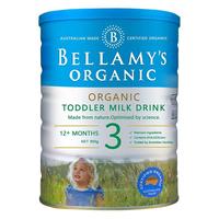 贝拉米(Bellamy's)澳洲原装进口有机婴幼儿配方奶粉全新升级含8HMO经典版800g/罐 经典版3段8HMO(1-3岁)800g