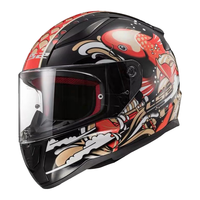 LS2 FF802 摩托车头盔 黑炫骑 XL