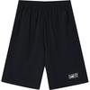 鸿星尔克儿童男童运动短裤运动休闲短裤百搭薄款短裤 正黑 165