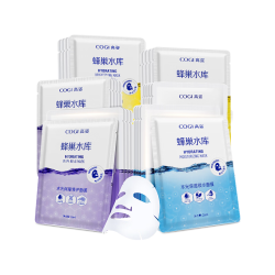 高姿 面膜蜂巢修护补水保湿面膜28ml*30片 修护熬夜肌