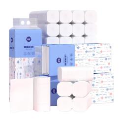 漫花 包邮漫花无芯卷纸超韧5层加厚36卷2100g家用卫生纸餐巾面巾纸巾