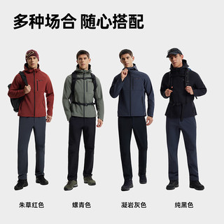 诺诗兰 历山系列 三防软壳衣 纯黑色 170 男式夹克