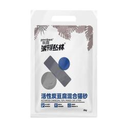 派得 丛林 派得混合豆腐猫砂吸水低尘膨润土猫咪用品猫沙2kg*2袋