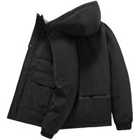 Edenbo/爱登堡90绒羽绒服男冬季连帽时尚休闲白鸭绒加厚保暖外套