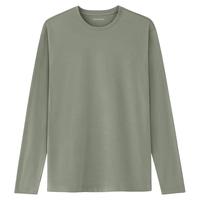 舒雅 男女士玻尿酸美肌双面磨毛圆领保暖内衣上衣