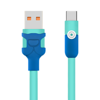 POSKELRTYTYPE-C手机数据线快充 充电线 蓝色 1.5m