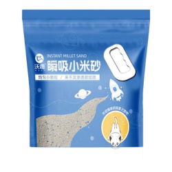 沃趣 猫砂原矿小米砂10斤除臭低尘五公斤结团膨润土升级款小颗粒5kg