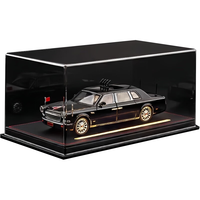 活石车模型合金仿真高档红旗h5汽车模型合金仿真摆件手办男生 【高端】1:24红旗L5检阅车+皮质灯光防尘罩 退伍退伍纪念品汽车玩具8-12岁