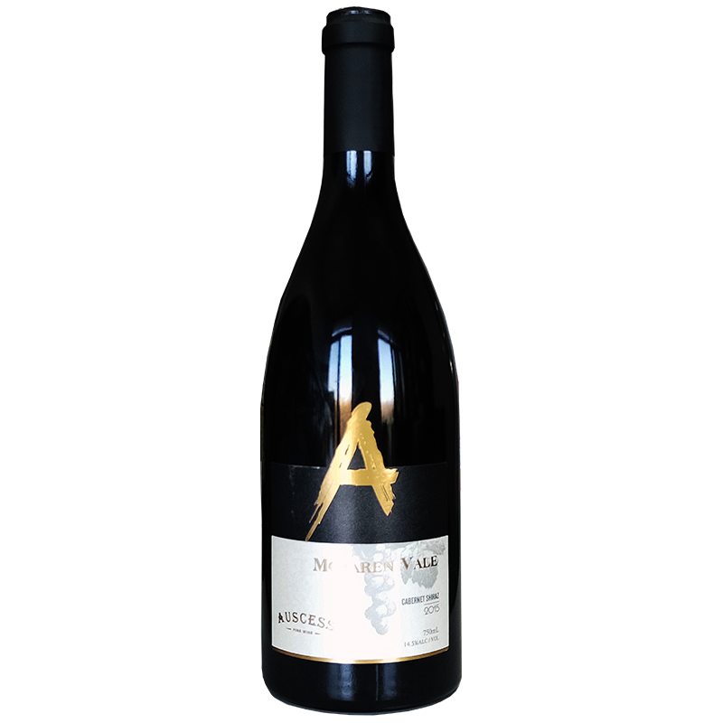 Auscess 澳赛诗 金A系列 干红葡萄酒750ml 澳洲原瓶 2015麦克拉伦谷老藤混酿