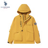 U.S. POLO ASSN. 美国马球协会 冲锋衣保罗秋冬季户外运动夹克三合一登山服外套上衣男装 亮黄色54701 L 170（120-135斤左右）