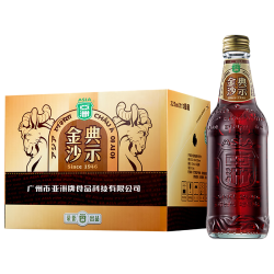 亚洲 金典沙示汽水 瓶装碳酸饮料 325ML*15瓶整箱（旋盖）怀旧沙士汽水