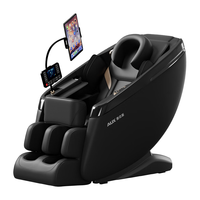 奥克斯（AUX）2025按摩椅家用全身太空舱零重力多功能智能豪华电动按摩沙发椅送爸爸父 定点款-黑色【摇摆入眠+创新热敷盖毯+全身揉按】