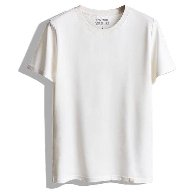 马登 工装 美式纯棉短袖体恤基础纯色 内搭打底衫2件装