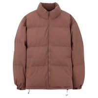 MB MindBridge冬季男士短款鸭绒羽绒服2024纯色立领面包服