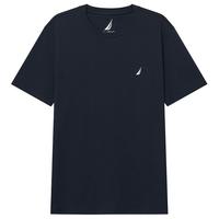 NAUTICA 男装夏季柔软纯棉透气亲肤短袖T恤TO4101