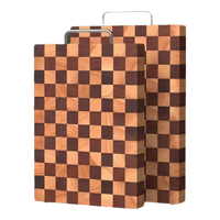 好管家 棋盘格相思木 双面可用 砧板 36*24*2.5cm