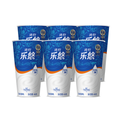 其它 风行乐悠原味酸牛奶 180g*6杯 低温酸奶风味发酵乳 生鲜轻食早餐奶