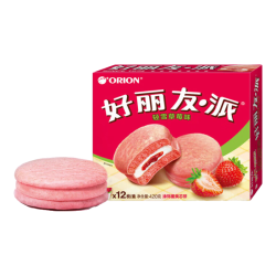 好丽友 派 轻雪草莓味 420g